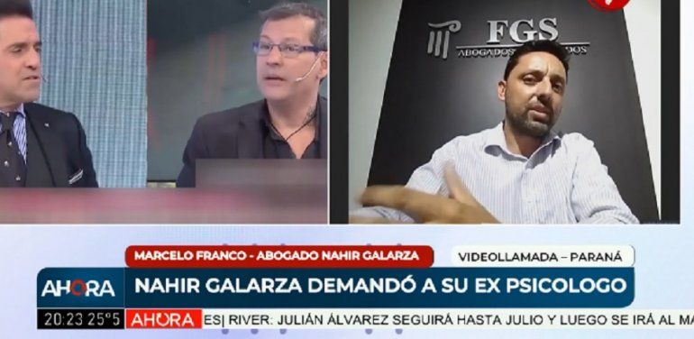 Nahir Galarza denunció a Cartañá: la palabra de su abogado