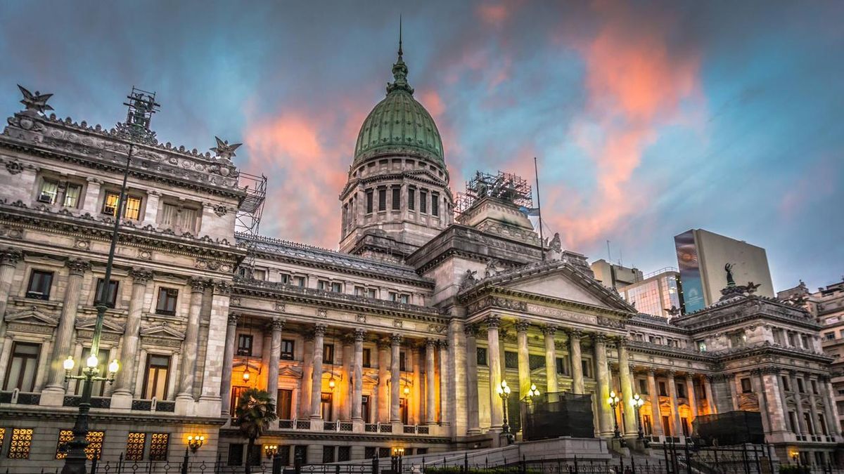 El Palacio Del Congreso Nacional Argentino
