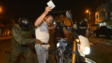 Por el narcotráfico, Ecuador sacó los militares a la calle