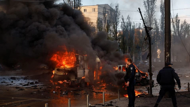 Rusia atacó Kiev en venganza por la explosión en Crimea
