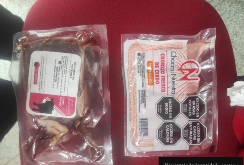 Carne robada en un supermercado D&iacute;a de Paran&aacute;.