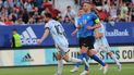 argentina goleo a estonia con cinco de messi