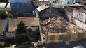 video: por una obra de un vecino, casi le derrumban su casa en alem