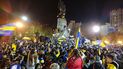 video: una multitud celebro el titulo de boca en el monumento a san martin