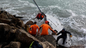 video: rescataron a tripulantes marplatenses de un velero que se hundio