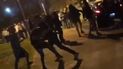 video: brutal pelea callejera a la salida de un boliche en varese